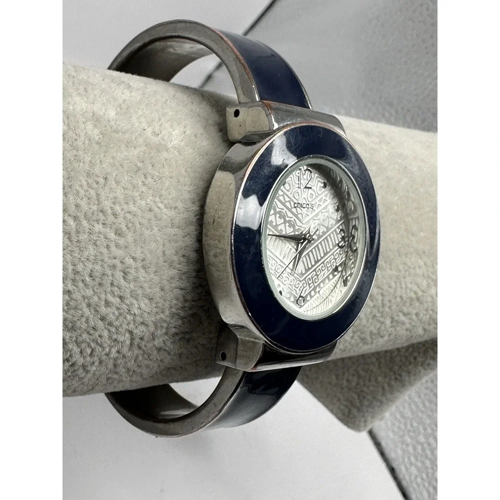 Chico's Ladies Cuff Watch New Battery‎ 34MM 6.5